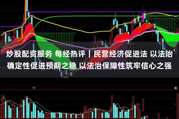 炒股配资服务 每经热评｜民营经济促进法 以法治确定性促进预期之稳 以法治保障性筑牢信心之强